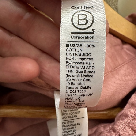 Athleta Cotton Dreams Sleep Oversized Top Medium mauve Pink Shirt Loungewear - Picture 7 of 7